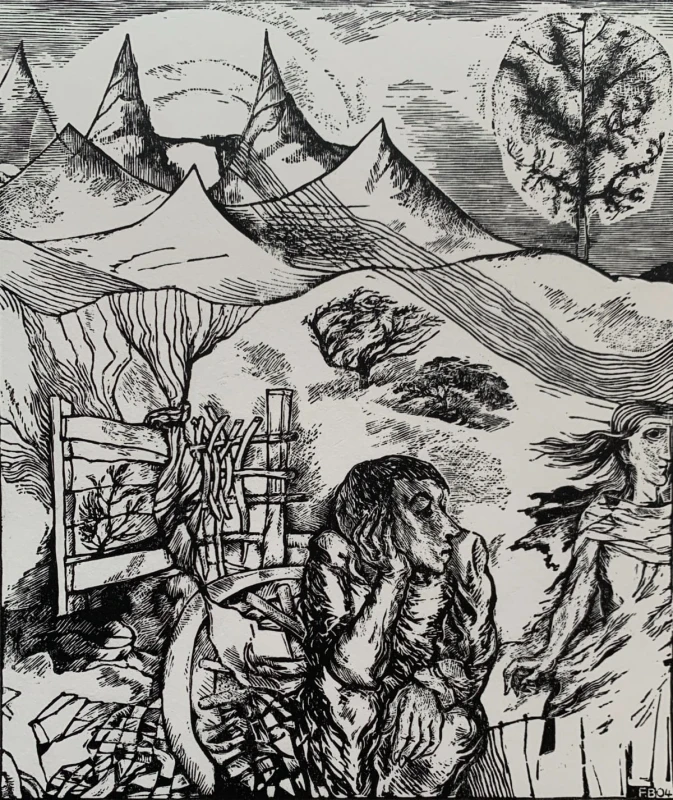 Franciszek Bunsch – Wejście do ogrodu