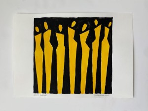 Waleria Matelska - Żółte postacie