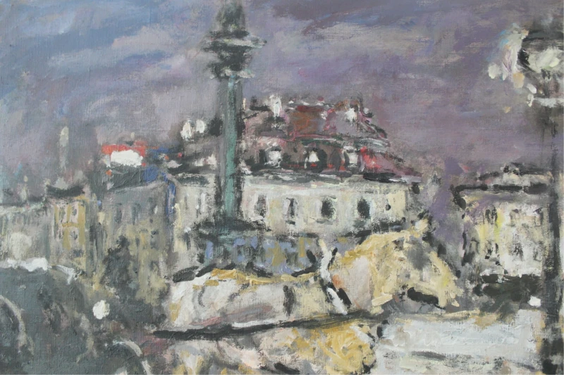 Magdalena Spasowicz – Warszawa Plac Zamkowy - Dorożka