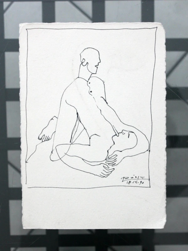 Leszek Rózga – Akt (praca dwustronna)