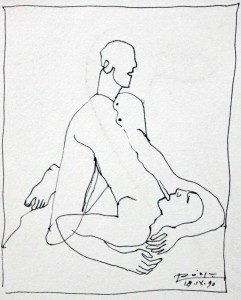 Leszek Rózga – Akt (praca dwustronna)