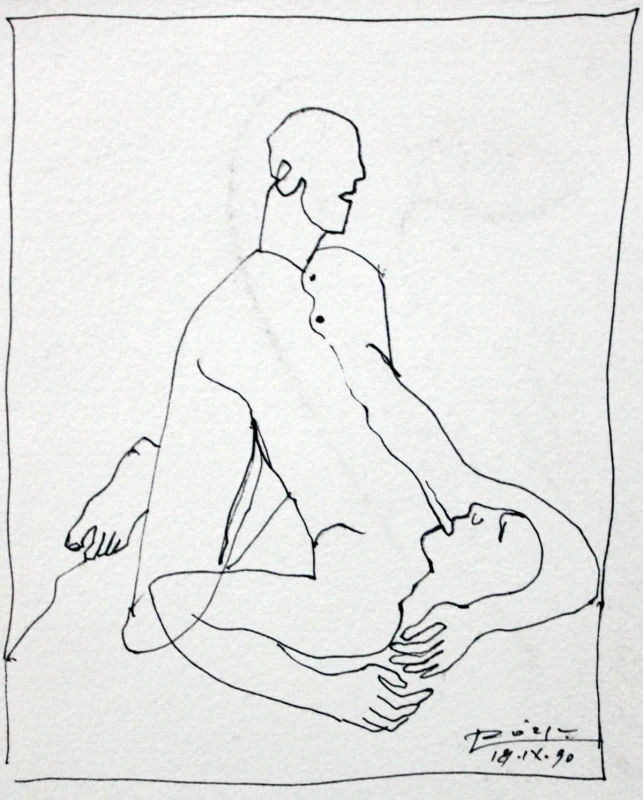 Leszek Rózga – Akt (praca dwustronna)
