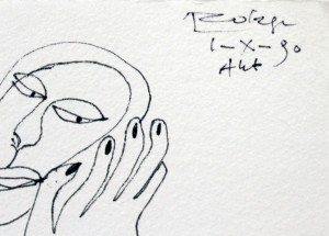 Leszek Rózga – Akt (praca dwustronna)