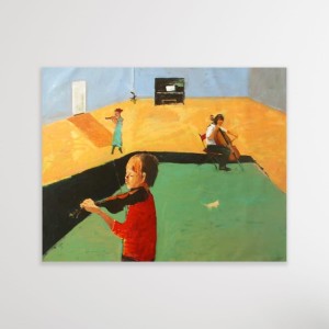 Monika Rossa – Chłopiec grający na skrzypcach