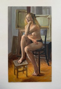Agnieszka Staak-Janczarska- Siedząca na krześle 1