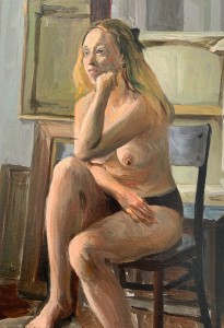 Agnieszka Staak-Janczarska- Siedząca na krześle 1