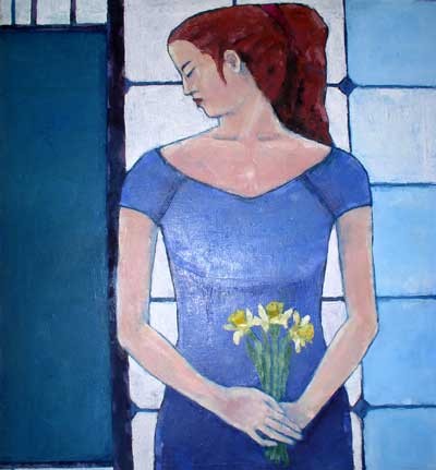 Lidia Wiencek - Kobieta z żonkilami