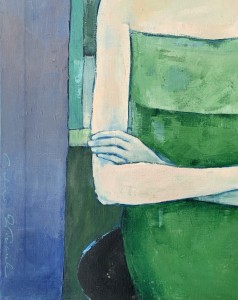 Lidia Wiencek - Portret w zielonej sukni