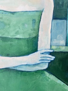 Lidia Wiencek - Portret w zielonej sukni