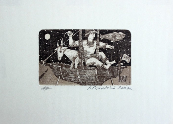 Bogdan Pikulicki – W łódce