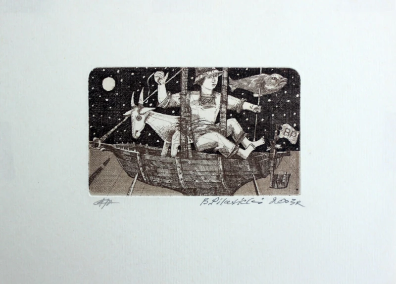 Bogdan Pikulicki – W łódce
