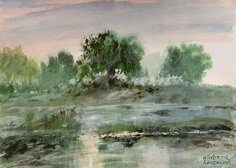 Włodzimierz Karczmarzyk – Poranek we mgle