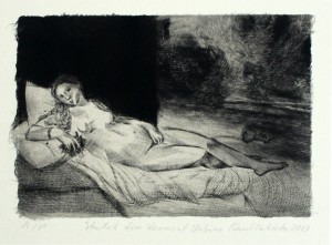 Paweł Zabłocki – Sketch for Venus at Urbino