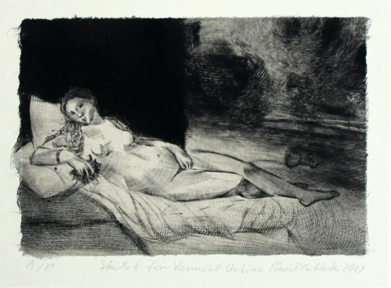 Paweł Zabłocki – Sketch for Venus at Urbino