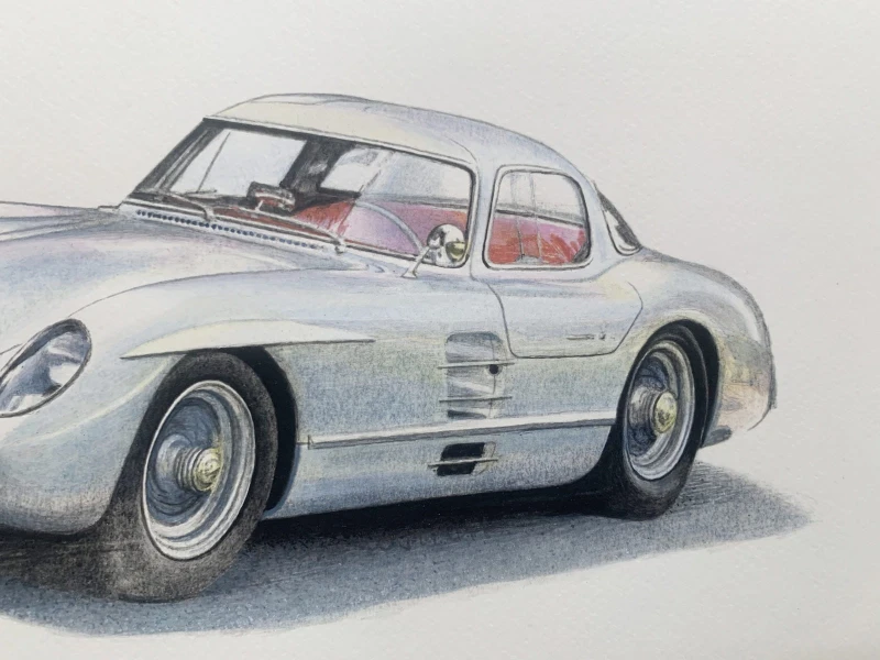 Michał Wojtysiak - Mercedes 300 SLR Uhlenhaut coupe