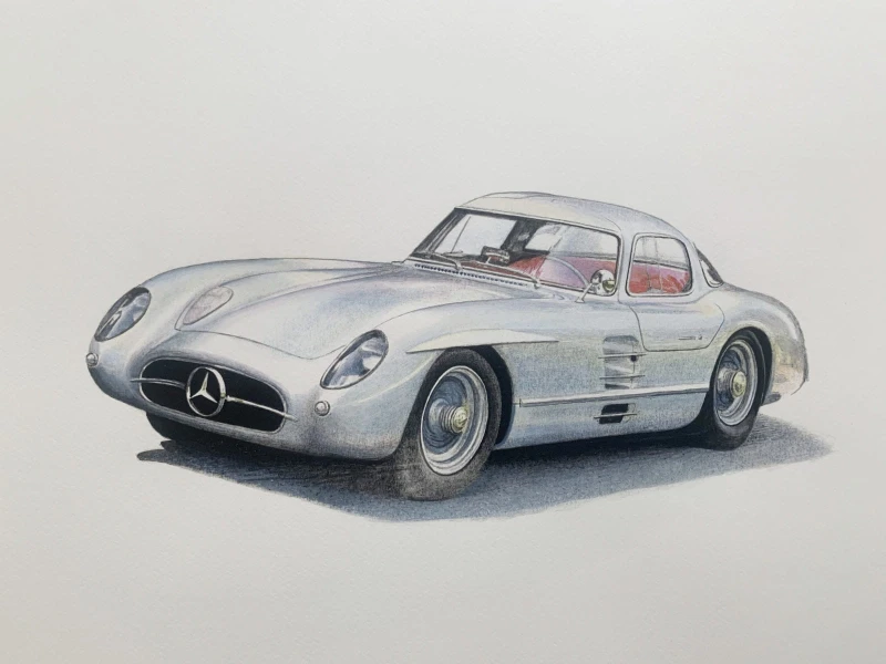 Michał Wojtysiak - Mercedes 300 SLR Uhlenhaut coupe
