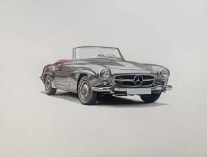 Michał Wojtysiak - Mercedes 190 SL