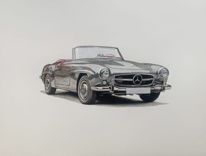 Michał Wojtysiak - Mercedes 190 SL