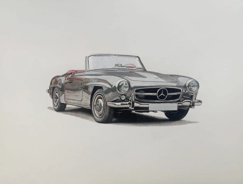 Michał Wojtysiak - Mercedes 190 SL