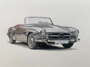 Michał Wojtysiak - Mercedes 190 SL