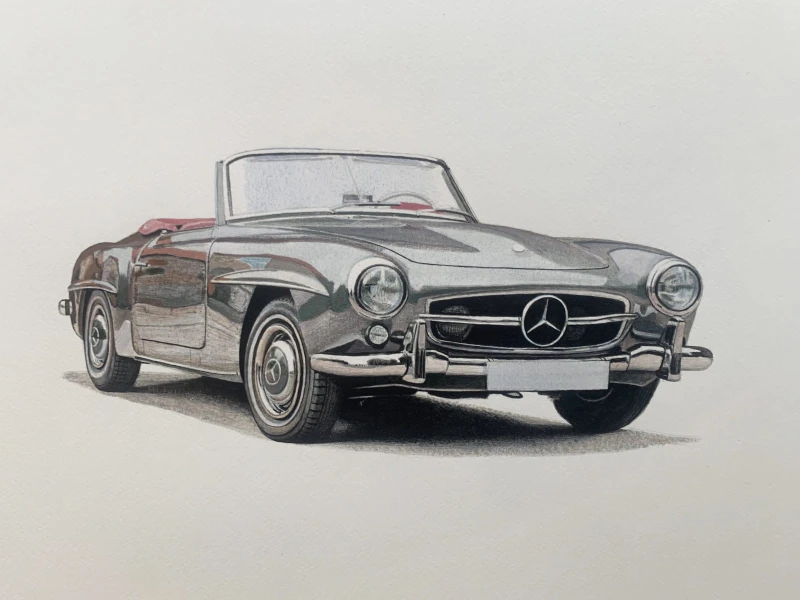 Michał Wojtysiak - Mercedes 190 SL