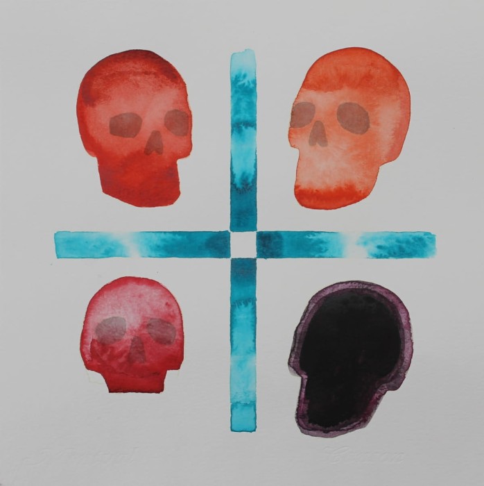 Danylo Movchan - Cross and skulls