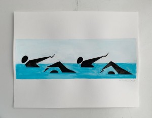 Waleria Matelska, Grupa pływaków