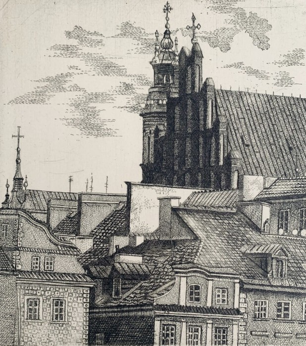 Adam Kwaśny – Warszawa  (Dachy kamienic)