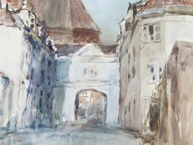 Włodzimierz Karczmarzyk, Warszawa, Stare Miasto. Zaułek, ul. Kanonia
