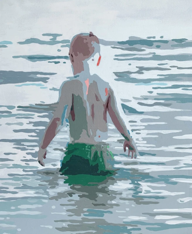 Joanna Woyda, Plaża, W wodzie