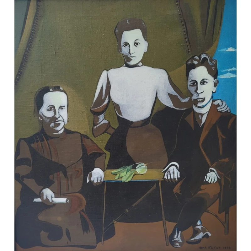 Antoni Fałat - Portret rodzinny