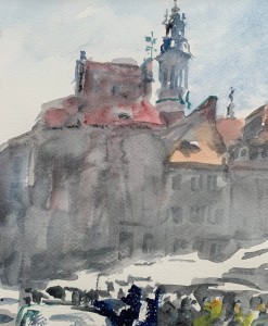 Włodzimierz Karczmarzyk – Warszawa. Rynek Starego Miasta, strona Zakrzewskiego