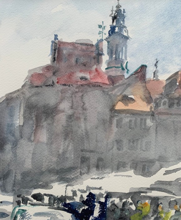 Włodzimierz Karczmarzyk – Warszawa. Rynek Starego Miasta, strona Zakrzewskiego