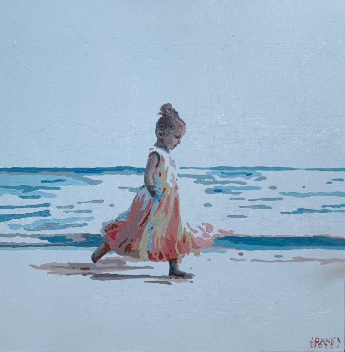 Joanna Woyda, Różowa sukienka