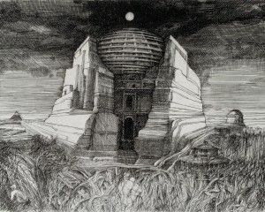 Krzysztof Skórczewski, Obserwatorium, grafika, Galeria Sztuki Katarzyny Napiórkowskiej