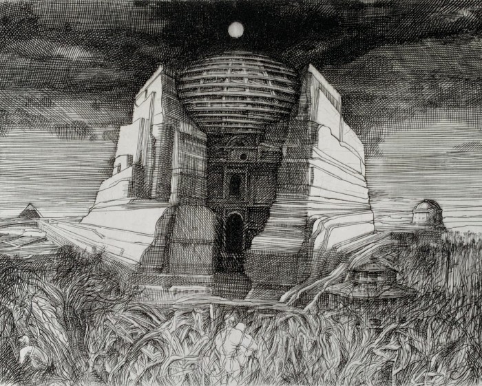 Krzysztof Skórczewski, Obserwatorium, grafika, Galeria Sztuki Katarzyny Napiórkowskiej