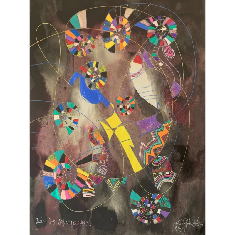 Jan Kanty Pawluśkiewicz, Bein des Schmetterlings, obraz, Galeria Sztuki Katarzyny Napiórkowskiej