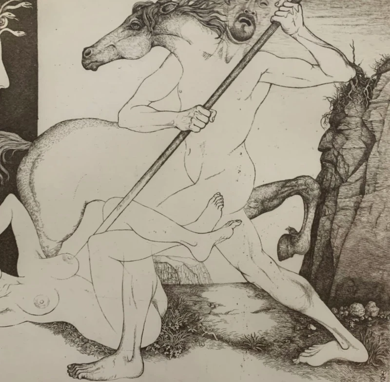 Leszek Rózga, Donkiszoteria, grafika, Galeria Sztuki Katarzyny Napiórkowskiej