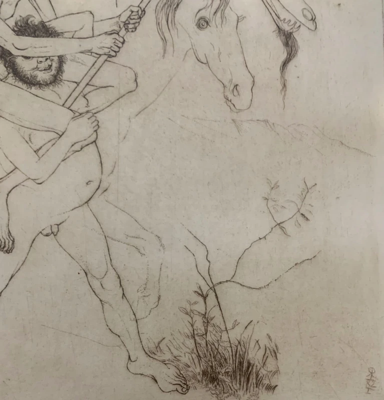 Leszek Rózga, Donkiszoteria, grafika, Galeria Sztuki Katarzyny Napiórkowskiej