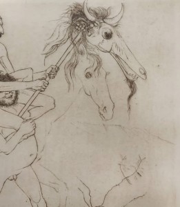 Leszek Rózga, Donkiszoteria, grafika, Galeria Sztuki Katarzyny Napiórkowskiej