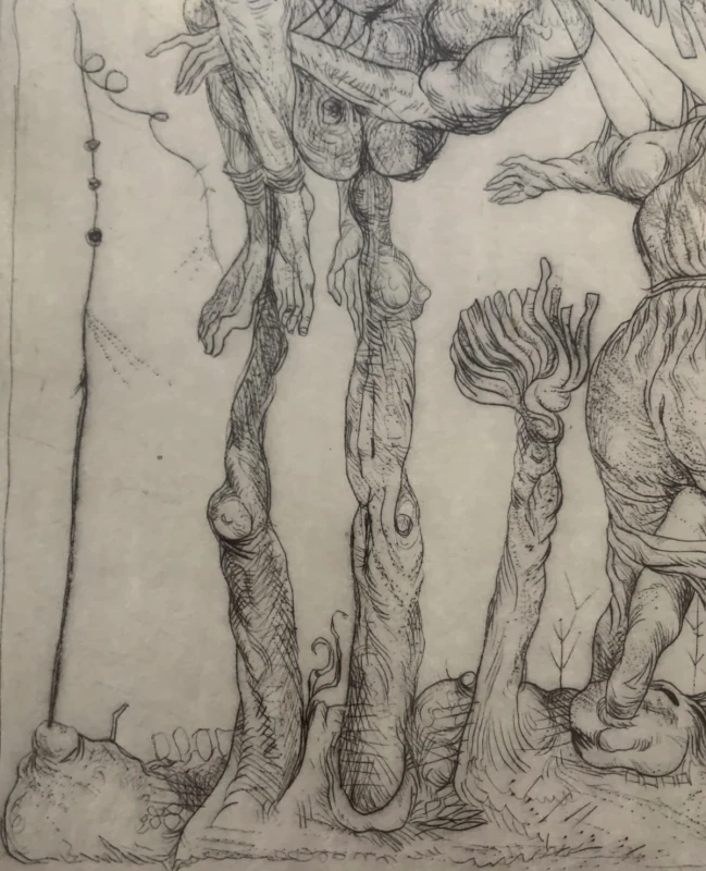 Leszek Rózga, Dedal, grafika, Galeria Sztuki Katarzyny Napiórkowskiej
