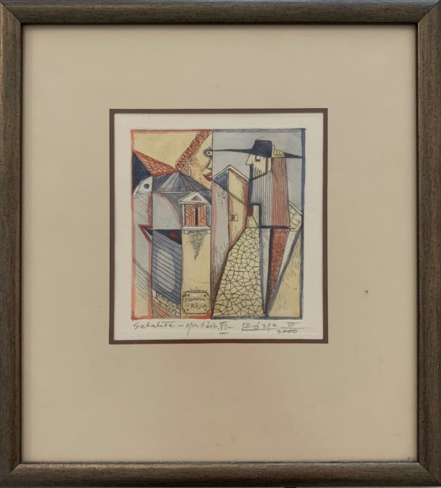 Leszek Rózga, Szkatuła, grafika,  Galeria Sztuki Katarzyny Napiórkowskiej