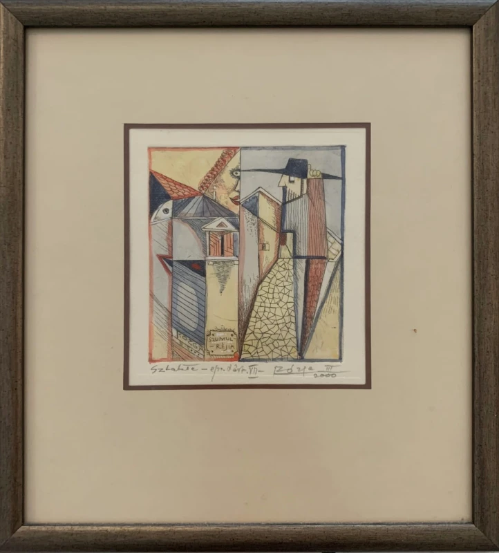 Leszek Rózga, Szkatuła, grafika,  Galeria Sztuki Katarzyny Napiórkowskiej