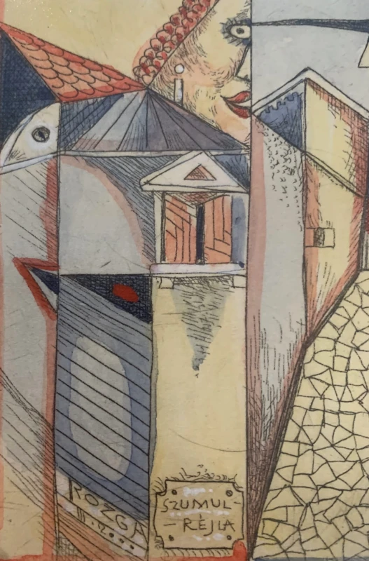 Leszek Rózga, Szkatuła, grafika,  Galeria Sztuki Katarzyny Napiórkowskiej