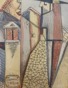 Leszek Rózga, Szkatuła, grafika,  Galeria Sztuki Katarzyny Napiórkowskiej