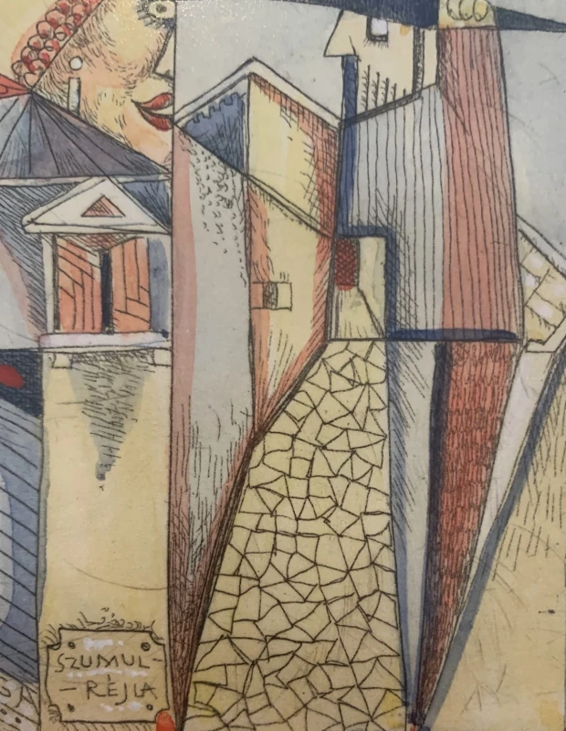 Leszek Rózga, Szkatuła, grafika,  Galeria Sztuki Katarzyny Napiórkowskiej
