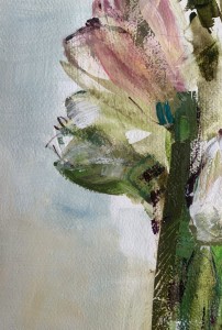 Bożena Lesiak, Tulipany, obraz,  Galeria Sztuki Katarzyny Napiórkowskiej
