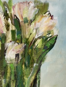 Bożena Lesiak, Tulipany, obraz,  Galeria Sztuki Katarzyny Napiórkowskiej