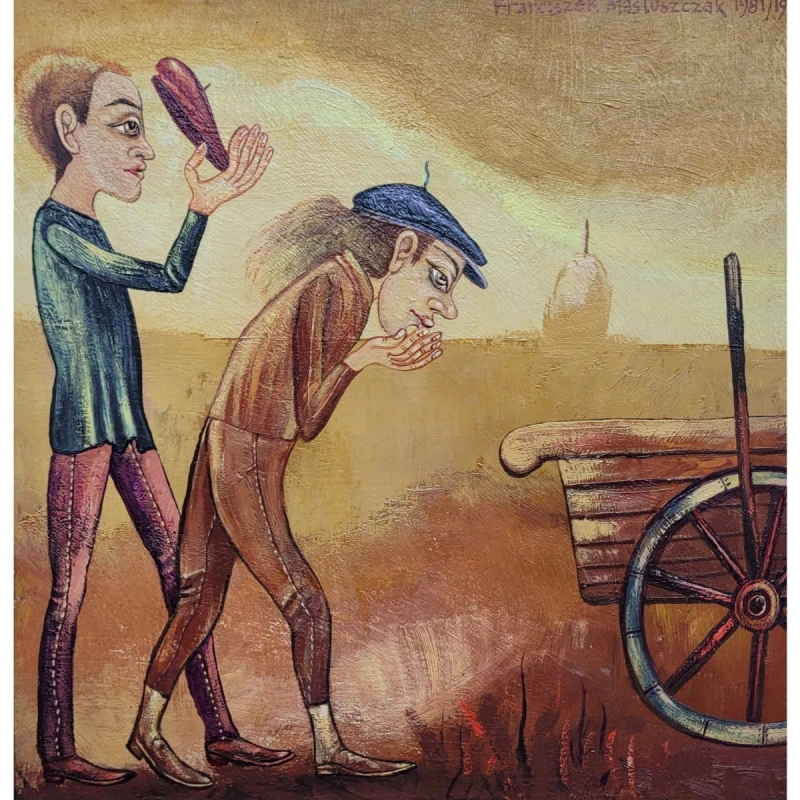Franciszek Maśluszczak, Omamy, obraz, Galeria Sztuki Katarzyny Napiórkowskiej