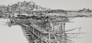 Krzysztof Skórczewski, Trabucco, grafika, Galeria Sztuki Katarzyny Napiórkowskiej
